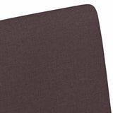 Dining Chairs 2 pcs Dark brown 57 x 66 x 94 cm Fabric 42017811