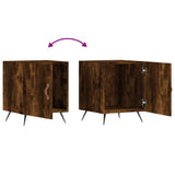 Bedside Cabinets 2 pcs Smoked Oak 40x40x50 cm Engineered Wood 827511