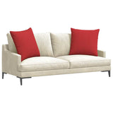 Sofa Pillows 2 pcs Red 80 x 80 cm Fabric 42014052