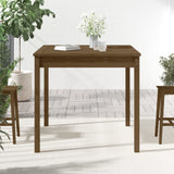 Garden Table Honey Brown 82.5x82.5x76 cm Solid Wood Pine 823965