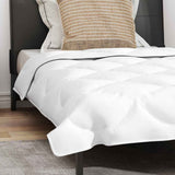 Duvet Set with Pillow 2 pcs White Microfibre 3376808