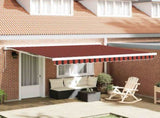 Retractable Awning Yellow and Orange 400 x 350 cm 3330747