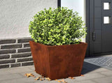 Garden Planters 2 pcs 40x40x40 cm Weathering Steel 851065