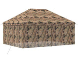 Pop-up Gazebo with 4 Sidewalls 3 x 4 m Forest Camouflage 42036836