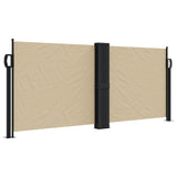 ZNTS Retractable Side Awning Beige 100x600 cm 4004585