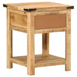 Bedside Cabinet 40x40x50 cm Solid Wood Mango 372716