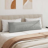 Sofa Pillows 2 pcs Light Grey 145 x 40 cm Fabric 42013855