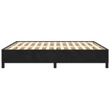 ZNTS Bed Frame without Mattress Black 180x200 cm Super King Super King Velvet 349886