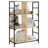 Bookshelf Sonoma Oak 78.5x33x117.5 cm Engineered Wood 835250