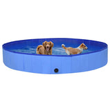 Foldable Dog Swimming Pool Blue 300x40 cm PVC 92603