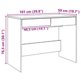 Desk Artisan oak Engineered wood Medium Desk Rectangular 856765