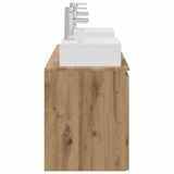 Bathroom Cabinet Set 3 pcs Artisan Oak 49.5 x 41 x 62.5 cm 3405656