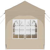 Pop-up Party Tent 192 x 192 x 245 cm Cream 42019834