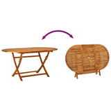 9 Piece Garden Dining Set Solid Wood Acacia and Textilene 3279299