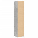 Highboard Concrete Grey 40x42.5x185 cm Engineered Wood 3281402