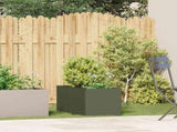 Planter Olive Green 40x80x40 cm Cold-rolled Steel 860734