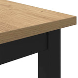 Table Artisan Oak 100 x 50 x 76.5 cm Engineered Wood and Steel 873749