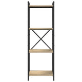 Bookshelf 40 x 30 x 119 cm Engineered Wood Sonoma Oak 868360