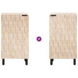 Sideboard White Wash Finish 40 x 33 x 75 cm Solid Mango Wood 4017888