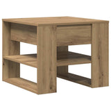 Coffee Table Artisan Oak 55.5x55x45 cm Engineered Wood 856819