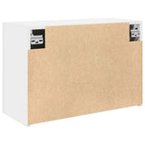Bathroom Wall Cabinet White 60x25x40 cm Engineered Wood 860067
