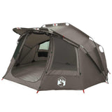 Fishing Tent 5-Person Grey Waterproof 4009390