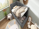 Daybed Upholstered Bed with 3FT Single Sofa Bed 90 x 190 cm, Ottoman Bed with Hydraulic N601P343711G