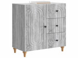 Sideboard Grey Sonoma 66 x 34.5 x 90 cm Engineered Wood 894171