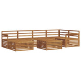 Outdoor Sofa Set 7 pcs Natural Solid Acacia Wood 3373764