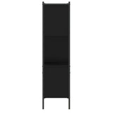 Bookcase Black 72x28x109 cm Engineered Wood 838883