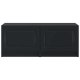 TV Cabinet Black Engineered Wood 897776