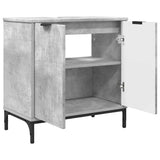 Bathroom Furniture Set with Drawer 2 pcs Concrete Grey 3393096