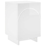 Bedside Cabinet High Gloss White 33.5 x 34.5 x 50 cm 8011413