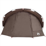 Fishing Tent 5-Person Brown Waterproof 4009393