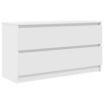 ZNTS TV Cabinet White 100x35x54 cm Engineered Wood 861805