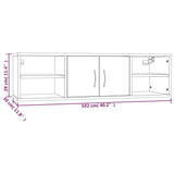 Wall Shelf Smoked Oak 102x30x29 cm Engineered Wood 826363