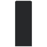Shoe Cabinet Black 74.5x37.5x100 cm Engineered Wood 848431