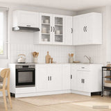 Kitchen Unit PORTO 8 pcs White Engineered Wood 3438487