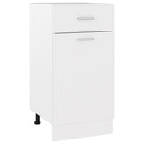 Drawer Bottom Cabinet Lyon White 40x46x81.5 cm Engineered Wood 801212