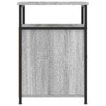 ZNTS Bedside Cabinets 2 pcs Grey Sonoma 40x42x60 cm Engineered Wood 826040