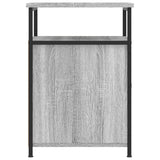 ZNTS Bedside Cabinets 2 pcs Grey Sonoma 40x42x60 cm Engineered Wood 826040