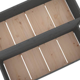 Planter Grey 110x84x75 cm Solid Wood Pine 822264