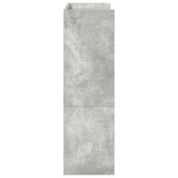 Shoe Rack Concrete Grey 60x25x81 cm Engineered Wood 859881