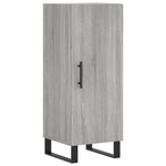 Highboard Grey Sonoma 34.5x34x180 cm Engineered Wood 3198815