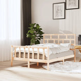 3101343 Bed Frame without Mattress Solid Wood 120x200 cm