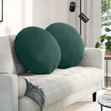 Seat Cushions 2 pcs Dark Green 80 x 29 cm Velvet 42014250