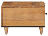 Coffee Table Natural 80 x 50 x 40 cm Solid Mango Wood 4018264