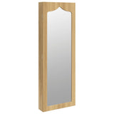 Mirror Jewellery Cabinet Wall Mounted 37.5x10x106 cm 353228