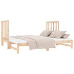 ZNTS Pull-out Day Bed without Mattress 2x cm 3124767