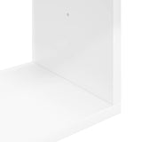 Wall Shelf White 70 x 20 x 100 cm Engineered Wood 8012148